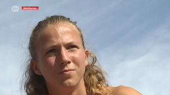 Hanne Maudens springt record Thiam van de tabellen