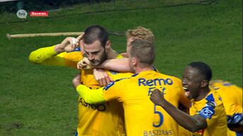 Waasland-Beveren scoort 1-0 in minuut 87, maar Charleroi maakt alsnog gelijk