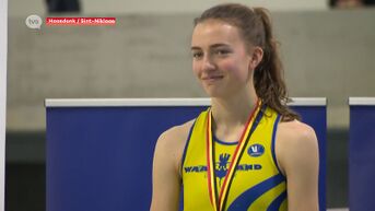 Merel Maes na haar sprong over 1m91: