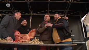 Folklore van bovenste plank: Iddergem houdt jaarlijkse varkenskopverkoop