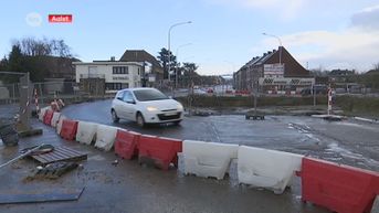 Ring Aalst: Tijdelijke rotonde wordt afgebroken en definitieve aangelegd