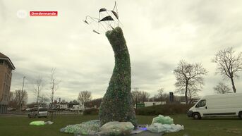 Reusachtige walvis uit petflessen krijgt plaats aan Groene Dender