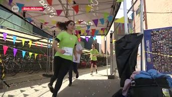Leerlingen Sint-Carolus lopen Urban Trail voor Kom op Tegen Kanker