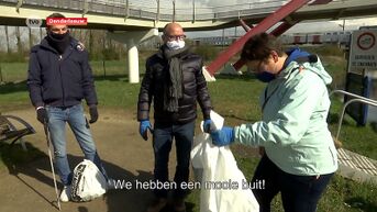 Burgemeester daagt Denderleeuwse jeugd uit om zwerfvuil te rapen