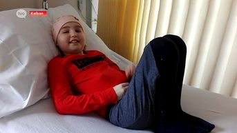 Team Saartje bij Hogerop Kalken helpt ziek meisje van negen