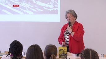Holocaustoverlevende Regina Sluszny wijst Aalsterse scholieren op Joodse gevoeligheden