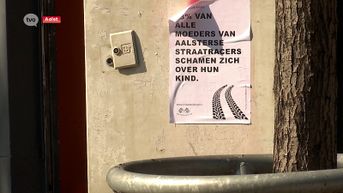Affiches spotten met straatracers in Aalst