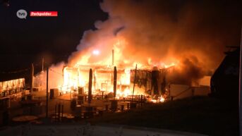 Hevige brand verwoest horecazaak in Perkpolder