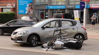 Motorrijder zwaargewond na aanrijding in Aalst