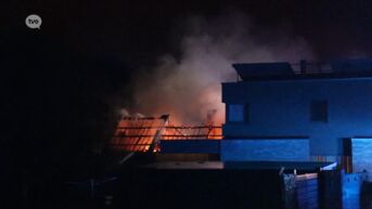 Denderhoutem: Bliksem slaat in, huis brandt volledig uit