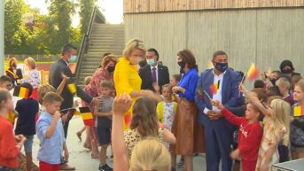 Koningin Mathilde onder de indruk van 'school van de toekomst' in Zottegem