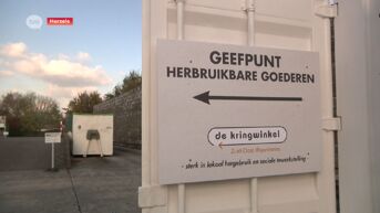 Recyclagepark Herzele heeft nu ook container voor 'kringloopspullen'