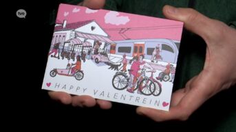 'Valentrein'-kaartjes van Groen&Co voor pendelaars aan station van Wetteren