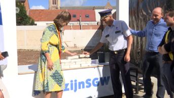 Eerste steen voor nieuwe politiepost Sint-Gillis-Waas gelegd