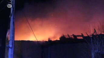Brand verwoest huis in Heldergem, 86-jarige bewoner op tijd naar buiten