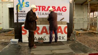 Eerste steen gelegd voor nieuwe gebouwen VTS in Sint-Niklaas: 
