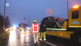 Vader en kleuter lichtgewond bij ongeval op E17 in Sint-Niklaas