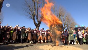 In Ninove zit het carnaval erop wanneer de wortel wordt verbrand