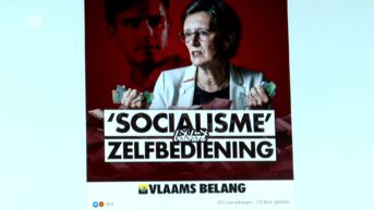 Flirten met de grens van het politiek fatsoen? Vlaams Belang fotoshopt Christel Geerts met bankbiljetten in de handen