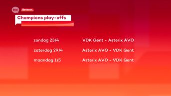Asterix Avo naar titelfinale tegen VDK Gent