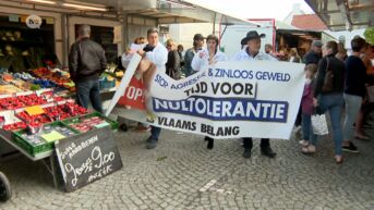 Vlaams Belang Stekene voert actie na geweldpleging: 
