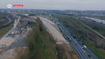 Nieuw stuk snelweg van Kennedytunnel richting Gent opent dit weekend