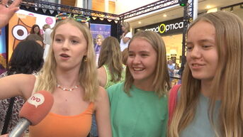 Honderden fans zakken af naar Waasland Shopping voor Pommelien Thijs