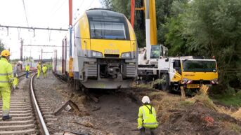 Ontspoorde trein in Welle terug op de rails, takeling gepland voor deze namiddag