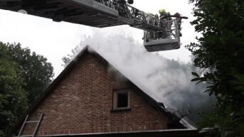Vakantiewoning uitgebrand in Koewacht