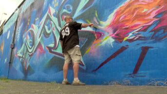 Wetterse kunstenaar CAZ fleurt het station van Antwerpen-Berchem op met bijna 1.000 m² aan graffiti