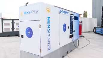 NENSPower Melsele heeft wereldprimeur, een stroomgenerator die grotendeels draait op waterstof: 