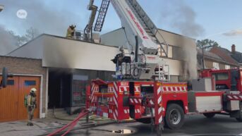 Woning gaat in vlammen op na defect aan droogkast in Sint-Lievens-Houtem