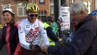 Greg Van Avermaet fietst 'Goodbye Greg' op gang met 1500 wielertoeristen in zijn zog
