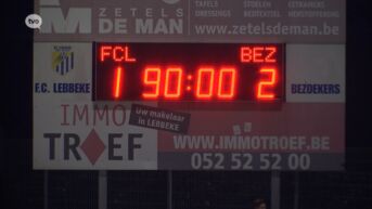 FC Lebbeke laat het liggen tegen Racing Mechelen: 
