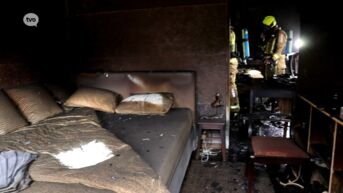 Sinaai: chalet gaat in vlammen op na hevige brand