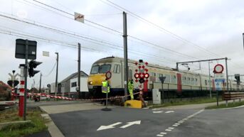 Spooroverweg Spoorweglaan Melsele opnieuw open voor gemotoriseerd verkeer