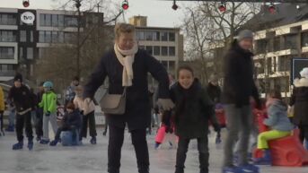 10.000ste schaatser op Beverse ijspiste, maar regen en warme temperaturen blijven organisatie kopzorgen bezorgen