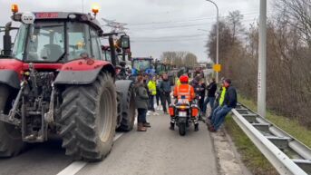 Ook boerenprotest in onze streek: tractoren blokkeren opritten van E34 en E17