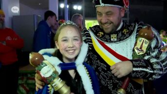 Prins Vincent ziet dochter Liv Prinses Carnaval worden tijdens ronde langs Aalsterse scholen: 
