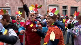 Overal carnaval! Bonte stoet van 600 kinderen in Bazel en Rupelmonde