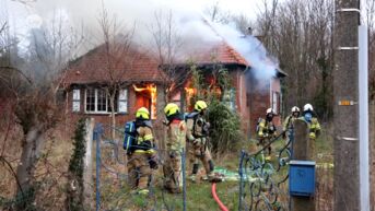 Lokeren: leegstaande villa vat vuur, brandstichting niet uitgesloten
