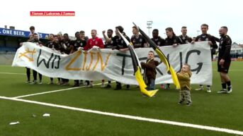 1.000 supporters vieren de promotie van Lokeren-Temse: 