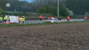 Franse vrouw van 34 komt om het leven bij crash op E40, snelweg weer vrijgemaakt