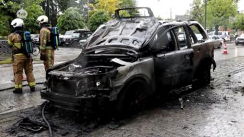 Lokeren: auto gaat volledig in de vlammen op