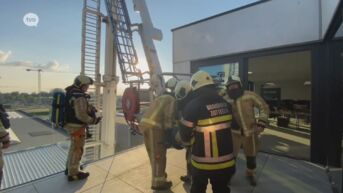 Drie brandweerkorpsen houden grootschalige oefening bij bedrijf in Zottegem