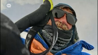 Eerste beelden van avonturier Jelle Veyt op de top van de Mount Denali in Alaska