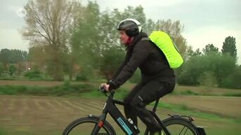 Björn Rzoska fietste elke dag 55 km van Eksaarde naar Brussel en terug