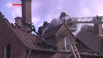 Huis in Hamme volledig vernield door blikseminslag