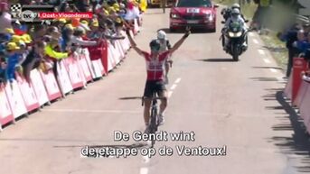 Thomas De Gendt wint op de Mont Ventoux