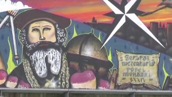 Op 1 april inhuldiging van de 'Parel aan de Scheld' graffiti in Kruibeke